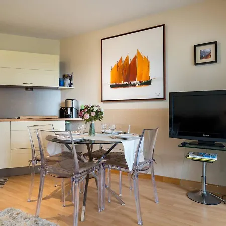 3 Pieces A Carnac, 50m De La Plage, Terrasse Sud, Vue Mer, Wifi, Garage, 4 Pers - Fr-1-477-93 アパート *