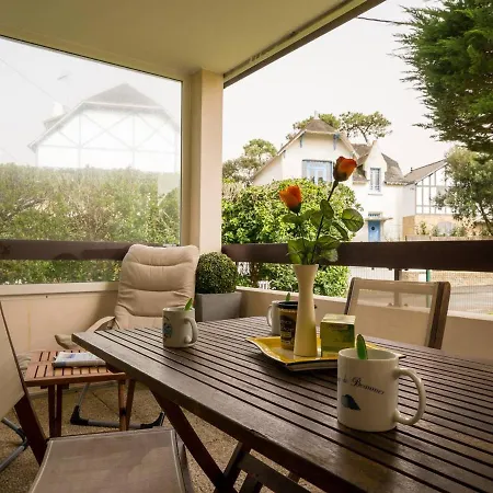 3 Pieces A Carnac, 50m De La Plage, Terrasse Sud, Vue Mer, Wifi, Garage, 4 Pers - Fr-1-477-93 アパート